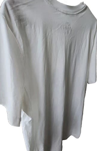 Nike Bubble Air T-Shirt Mens Medium Short Sleeve Crew Neck Graphic Swoosh White - Thumbnail 6