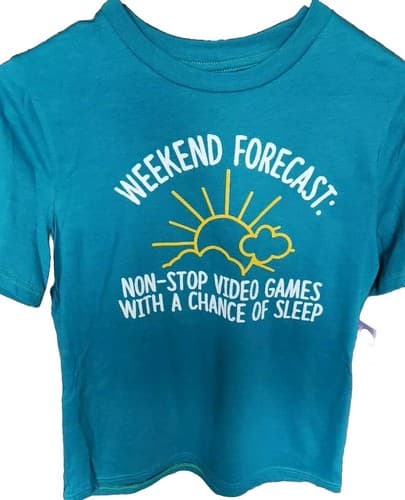 JME Collective Mediun Womens T-Shirt "WEEKEND FORECAST". RN# 117508 - Thumbnail 4
