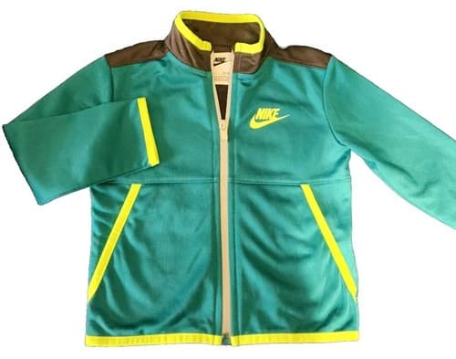 Nike Toddler Boys Jacket 24 Months Green Black. - Thumbnail 3