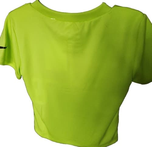 Nike Boys' Vapor Dri-Fit Graphic Short Sleeve T-Shirt, Neon Green, 24 Months. - Thumbnail 2