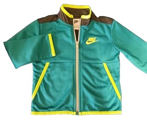 Nike Toddler Boys Jacket 24 Months Green Black. - Thumbnail 2