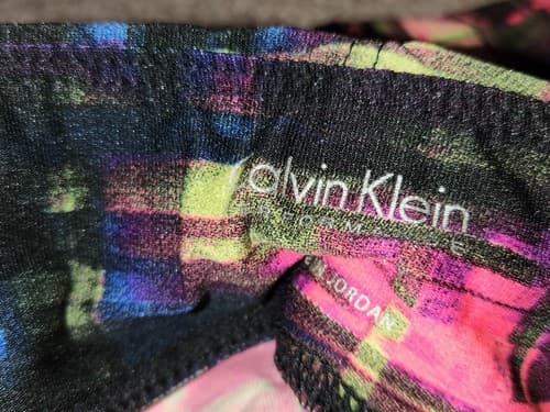 Calvin Klein Performance Women's Size XS Quick-Dry Workout Crop Colorful Pants - Thumbnail 7