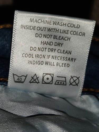 Between Us Dark Wash Destructed Womens Denim Jeans Size 13 - Thumbnail 5