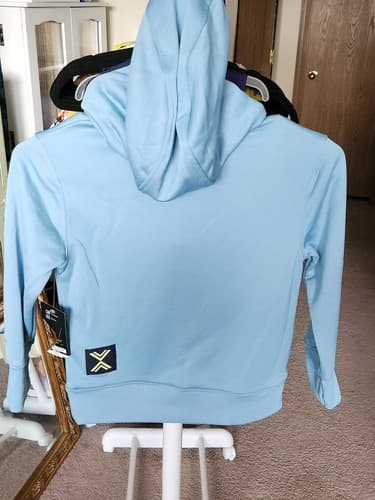 Xersion Quick Dri pull over Hoodie Warm Boy's xx Small 4/5*Blue/Navy~NEW - Thumbnail 6