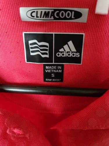 Adidas Climacool Coolmax Women’s Short Sleeve Collared Shirt Size Small. - Thumbnail 3