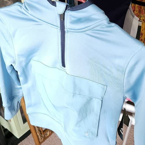 Xersion Quick Dri pull over Hoodie Warm Boy's xx Small 4/5*Blue/Navy~NEW - Image 1