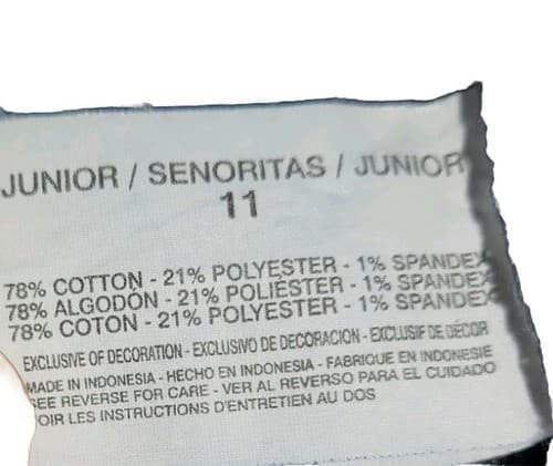 Serena Tatum High Rise Denium Shorts Girls Size Regular 11. - Thumbnail 5