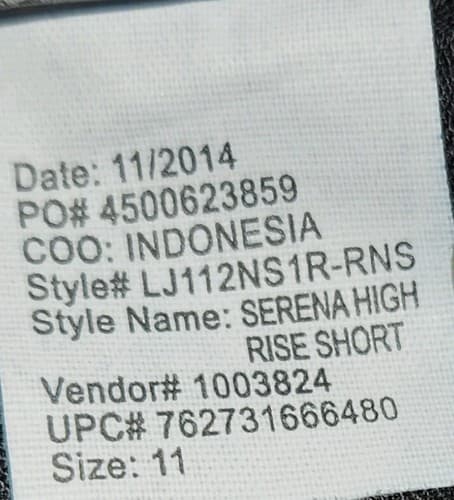 Serena Tatum High Rise Denium Shorts Girls Size Regular 11. - Thumbnail 7