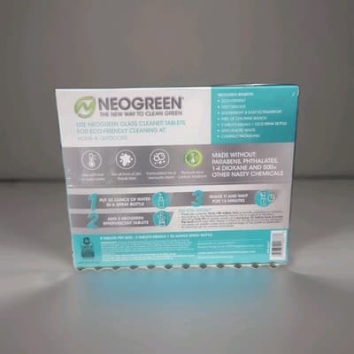 ~BUNDLE OF 3pks~ NEOGREEN HEAVY DUTY GLASS CLEANER TABLETS - Thumbnail 2