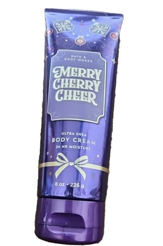 Bath And Bodyworks Merry Cherry Cheer Ultra Shea Body Cream 8 Oz - Image 1