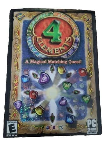 4 Elements Matching Computer PC Game Fast Shipping Fun Game Puzzles. - Image 1