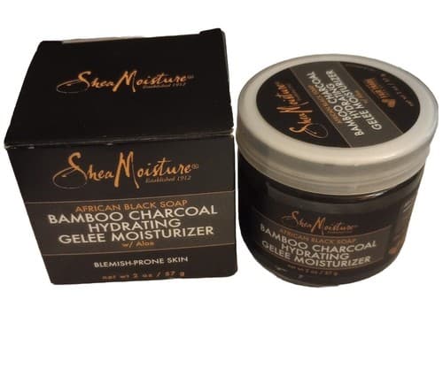 SHEA MOISTURE~BAMBOO CHARCOAL HYDRATING GELEE MOISTURIZER~BLEMISH-PRONE SKIN 2oz - Image 1