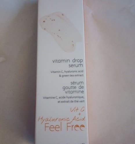 Cosmos Natural Vitamin Drop Serum Vitamin C & Hyaluronic Acid Feel Free 1 oz NEW - Thumbnail 2