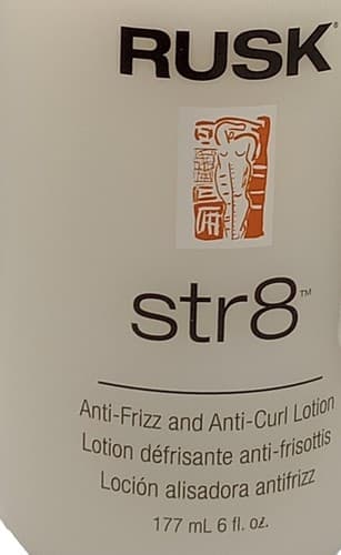 Rusk Str8 Anti-Frizz and Anti-Curl Lotion 6 oz - Thumbnail 3