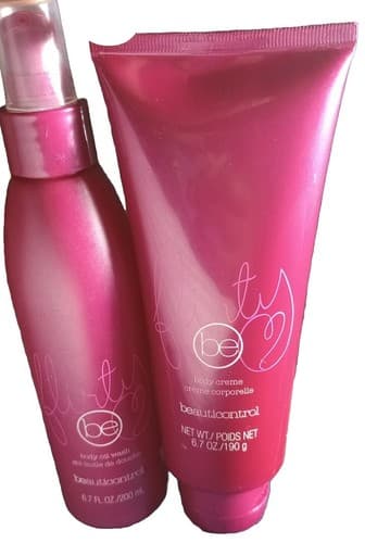 BeautiControl Flirty BE Body Creme,6.7oz+Body Oil Wash 6.7oz*Read Details*.