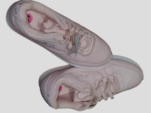 Fila Womens PDOD Wht Wht Faux Leather Athletic Fitness Shoes Size 11 NWT. - Thumbnail 7