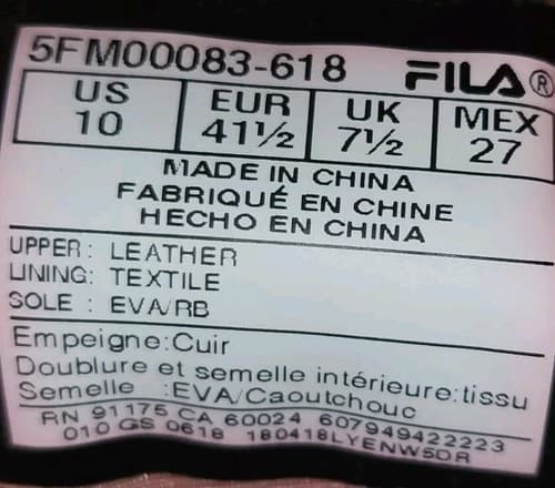 Fila Original Shoe Womens 10 Fitness Triple Ankle High Leather New Sneaker - Thumbnail 9