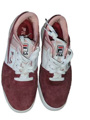 Fila Original Shoe Womens 10 Fitness Triple Ankle High Leather New Sneaker - Thumbnail 3