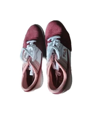 Fila Original Shoe Womens 10 Fitness Triple Ankle High Leather New Sneaker - Thumbnail 2