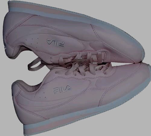 Fila Womens PDOD Wht Wht Faux Leather Athletic Fitness Shoes Size 11 NWT. - Thumbnail 3