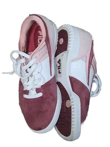 Fila Original Shoe Womens 10 Fitness Triple Ankle High Leather New Sneaker - Thumbnail 6
