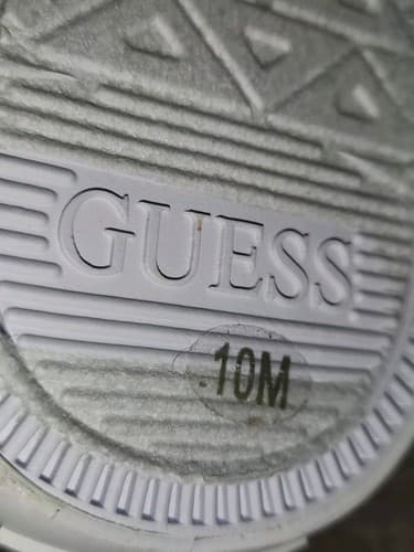 Guess ANYWAY Womens GOLD Rhinestone Sneakers LADIES US 10× M #30528. - Thumbnail 6