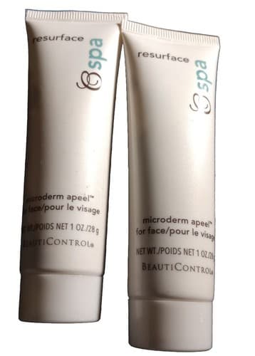 BeautiControl Resurface Spa Microderm Apeel for Face 1 oz.Xs2 (Mini Sz) Sealed.