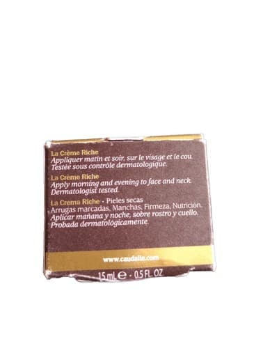 CAUDALIE Premier Cru La Creme Rich 15ml/0.5 For Dark Spots+Deep Wrinkles. - Thumbnail 5