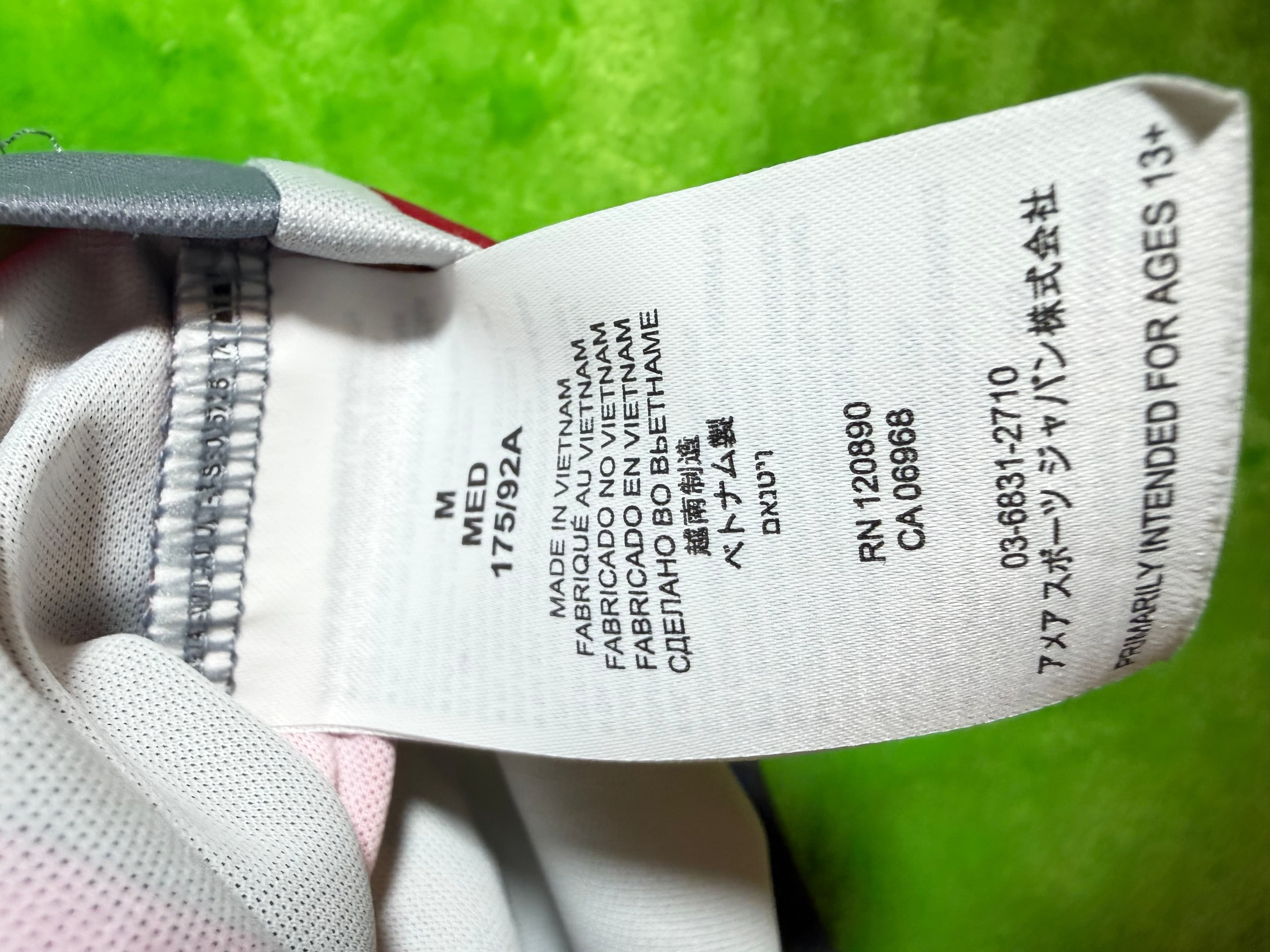 Wilson Men's Athletic Shirt, Size Large, Red/Gray Geometric Pattern - Thumbnail 4