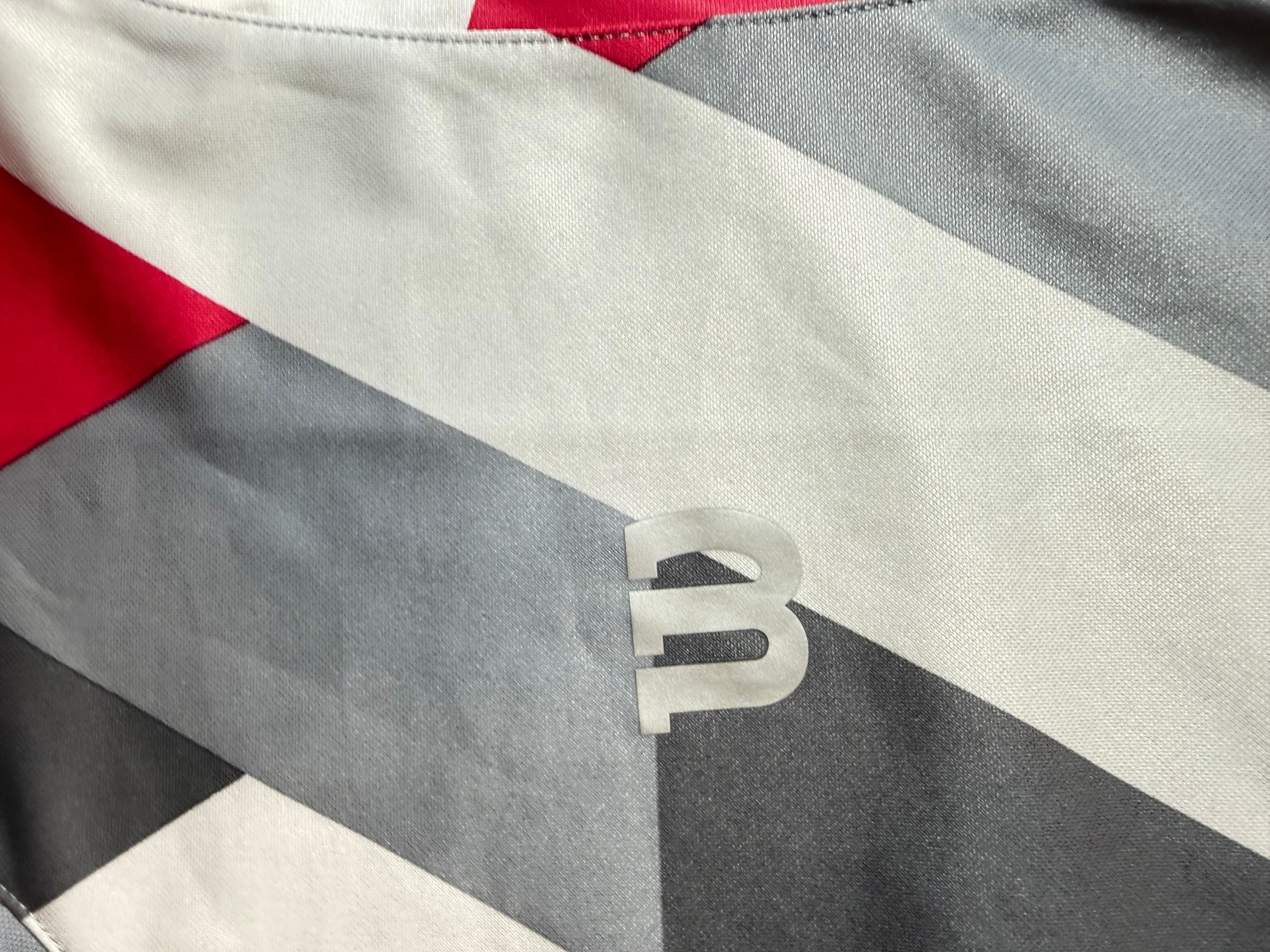 Wilson Men's Athletic Shirt, Size Large, Red/Gray Geometric Pattern - Thumbnail 5