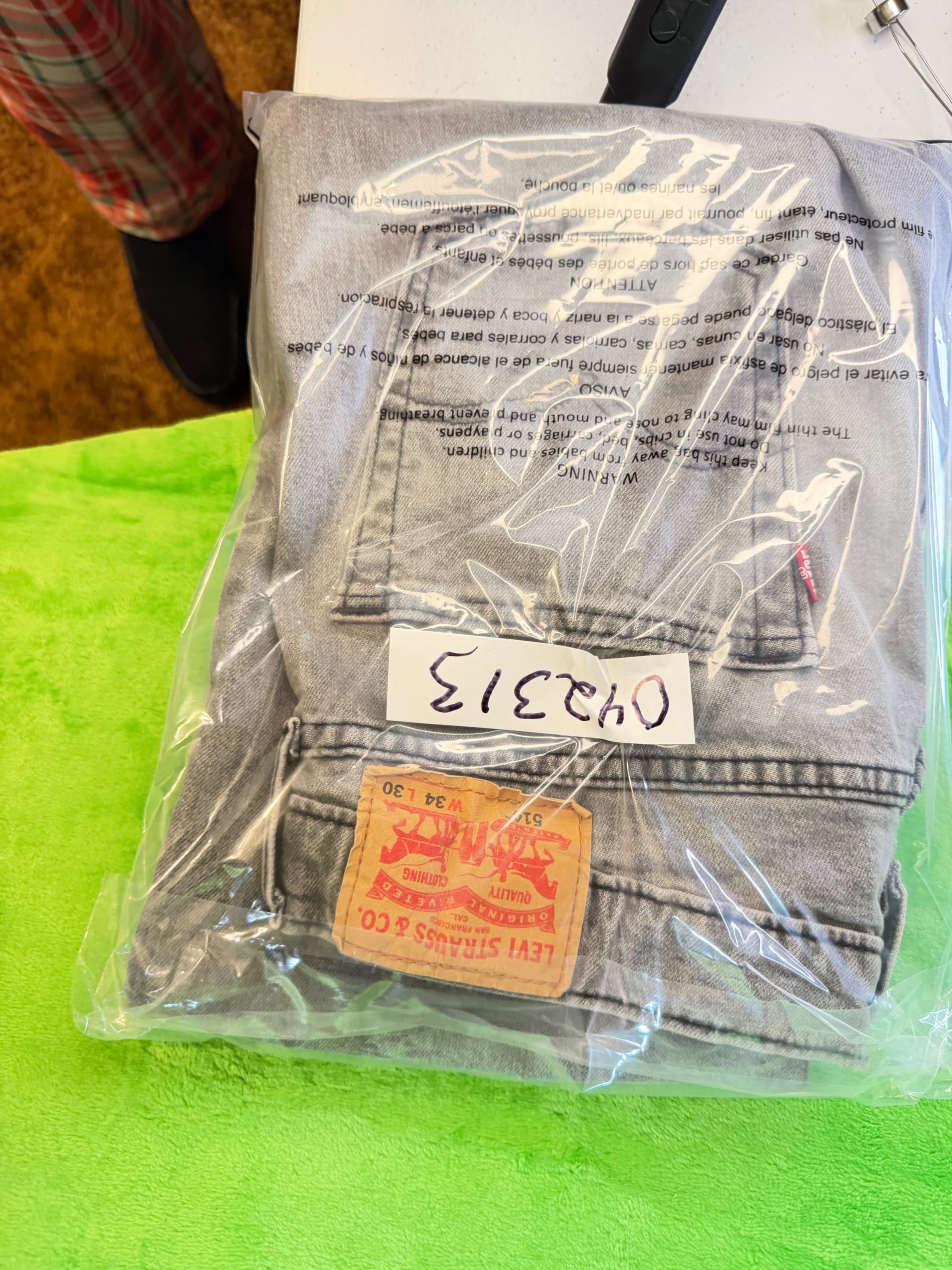 Levi's 511 Slim Fit Jeans Gray Size 34x30 - Thumbnail 13