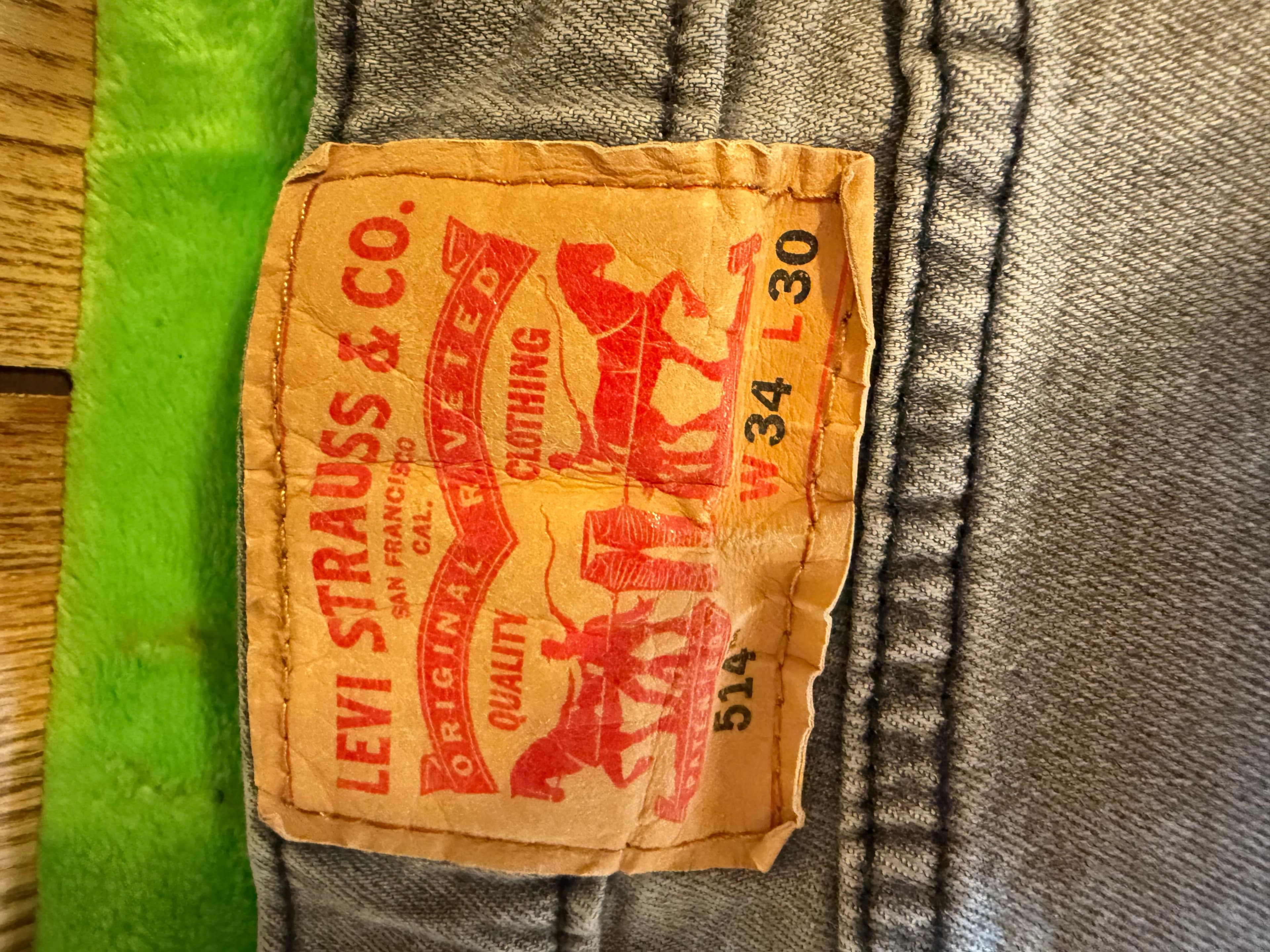 Levi's 511 Slim Fit Jeans Gray Size 34x30 - Thumbnail 8