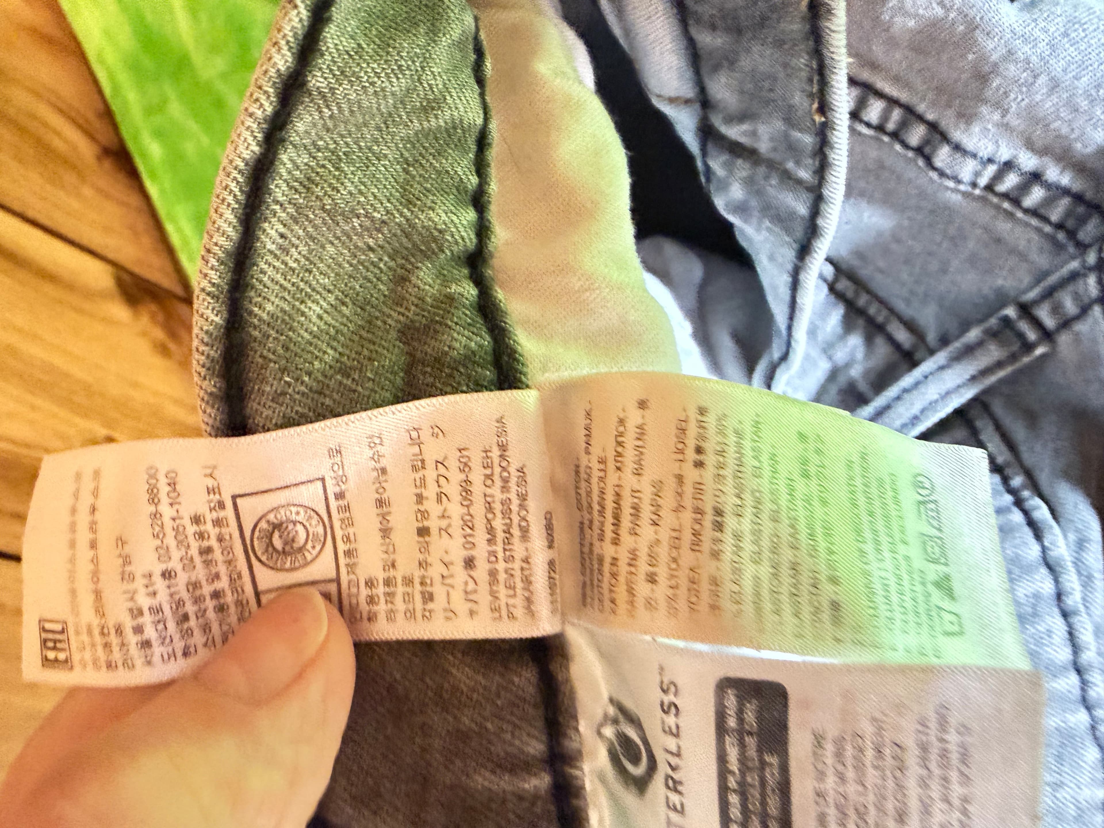 Levi's 511 Slim Fit Jeans Gray Size 34x30 - Thumbnail 5