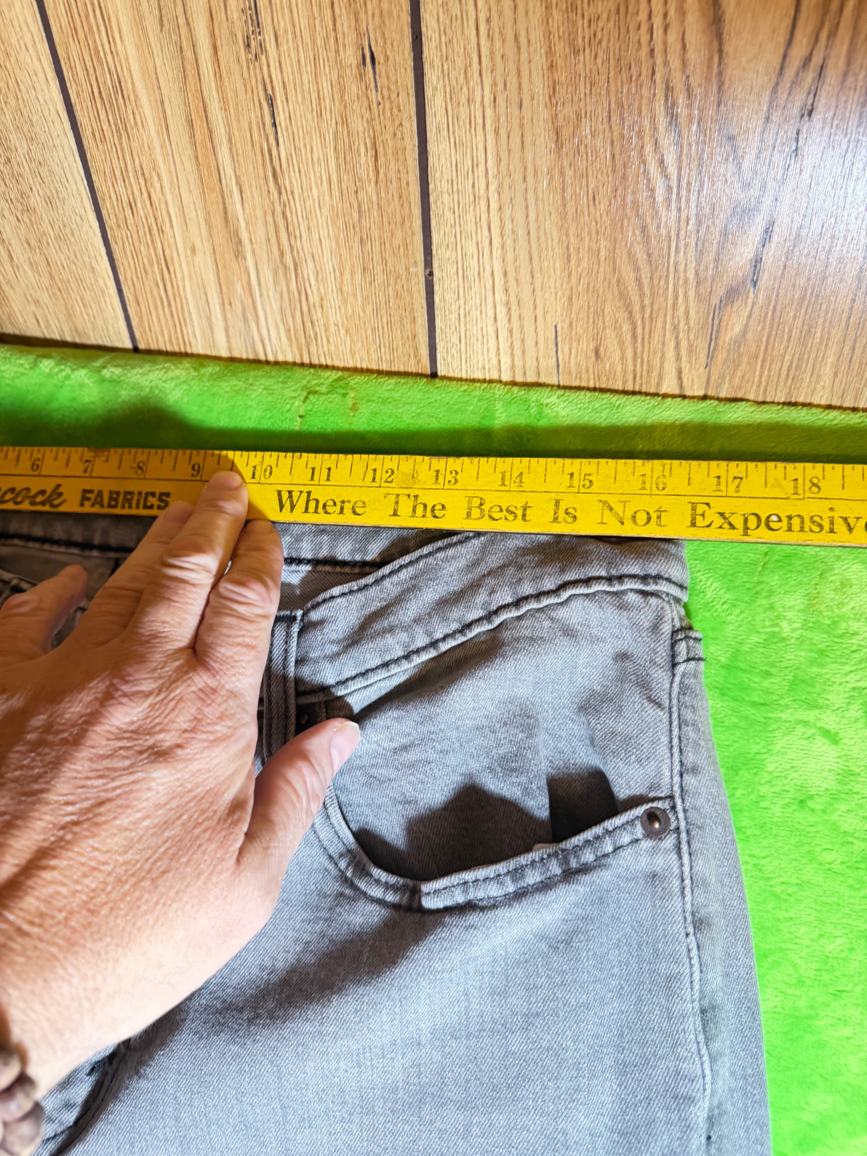 Levi's 511 Slim Fit Jeans Gray Size 34x30 - Thumbnail 9