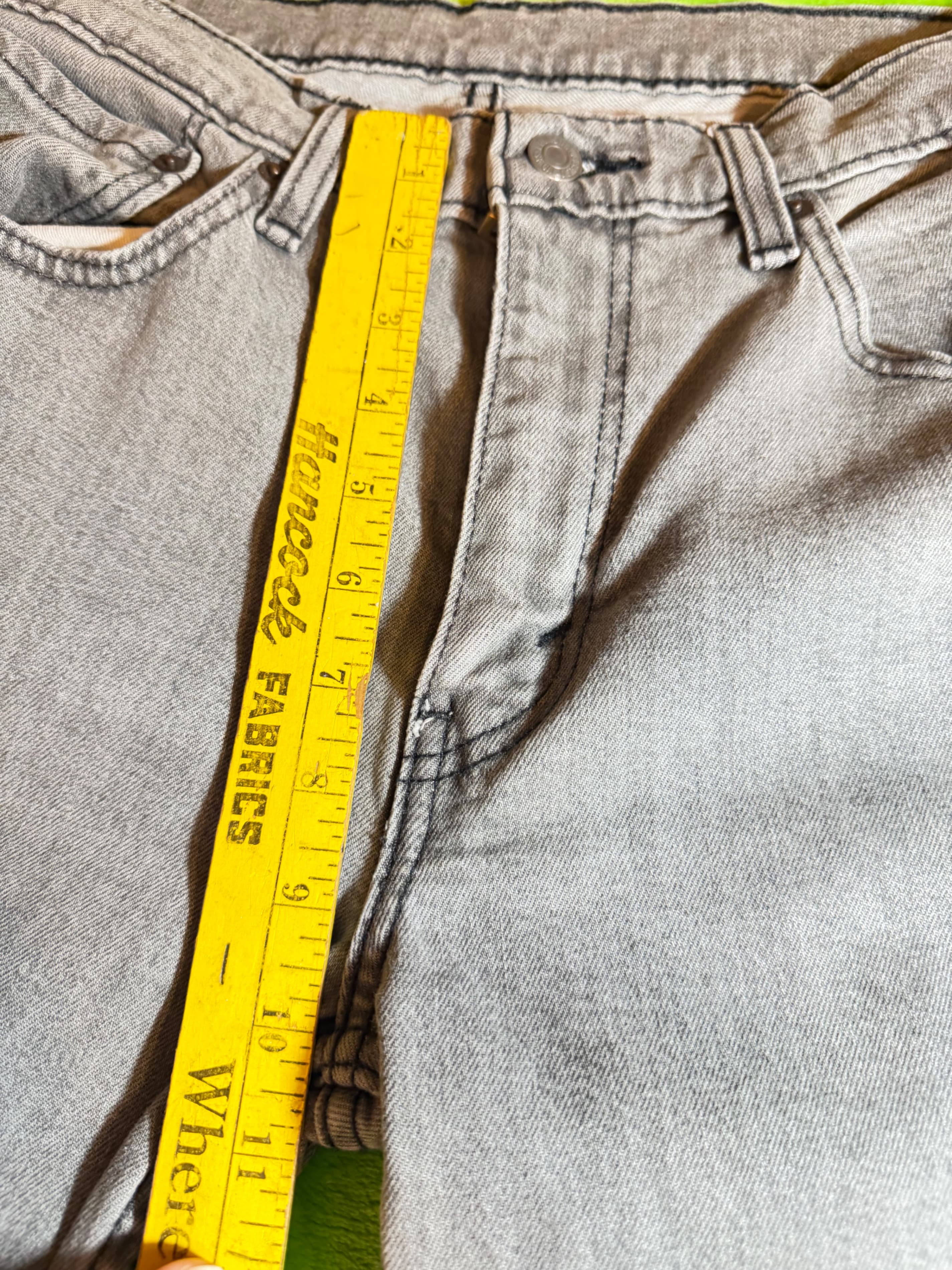 Levi's 511 Slim Fit Jeans Gray Size 34x30 - Thumbnail 10