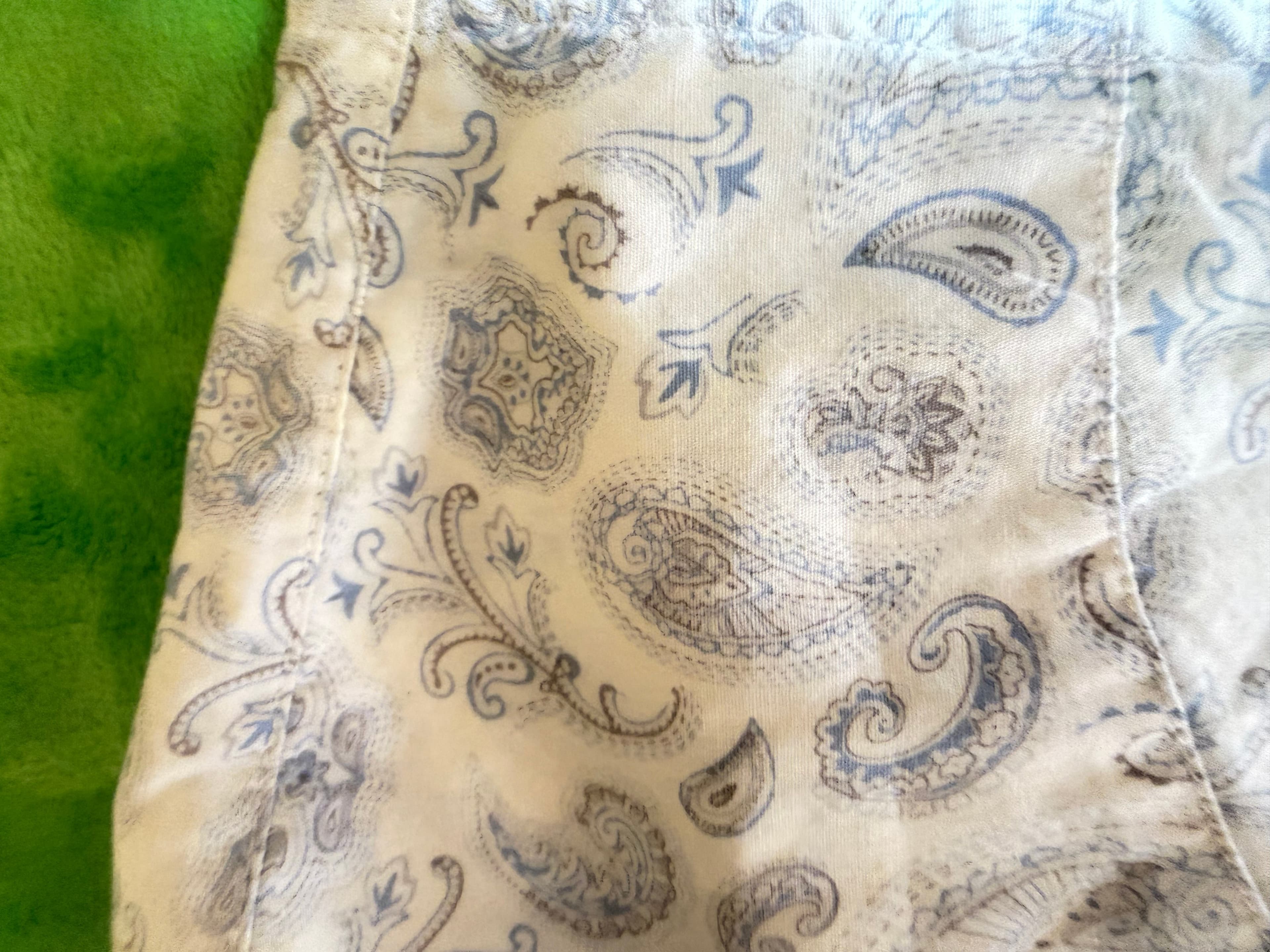 Panhandl Western Pearl Snap Shirt Mens XL Blue Paisley Cowboy Rodeo Short Sleeve - Thumbnail 6