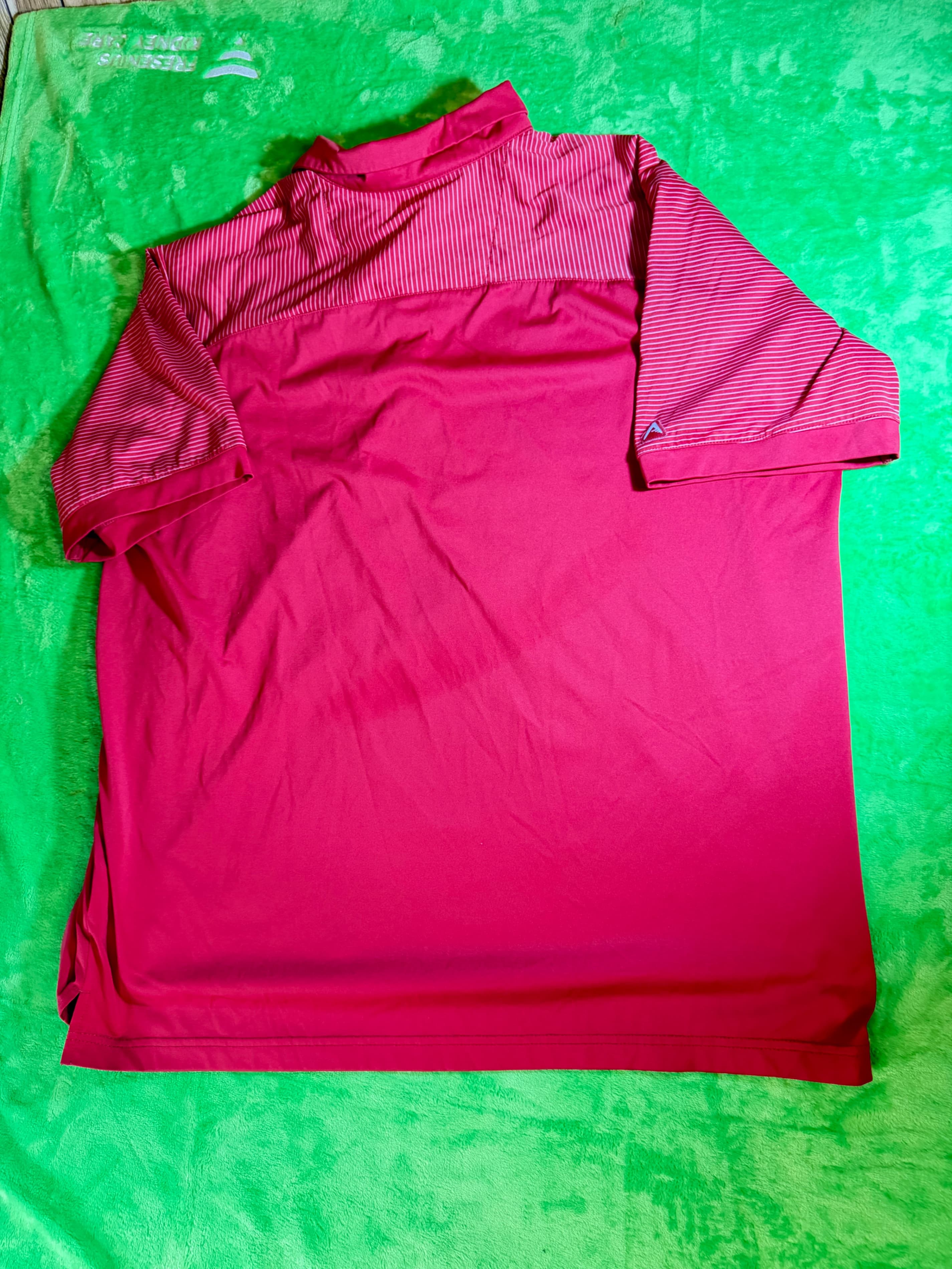 Antigua Budweiser Polo Shirt Mens XL Red Performance Golf Embroidered Beer Logo - Thumbnail 2