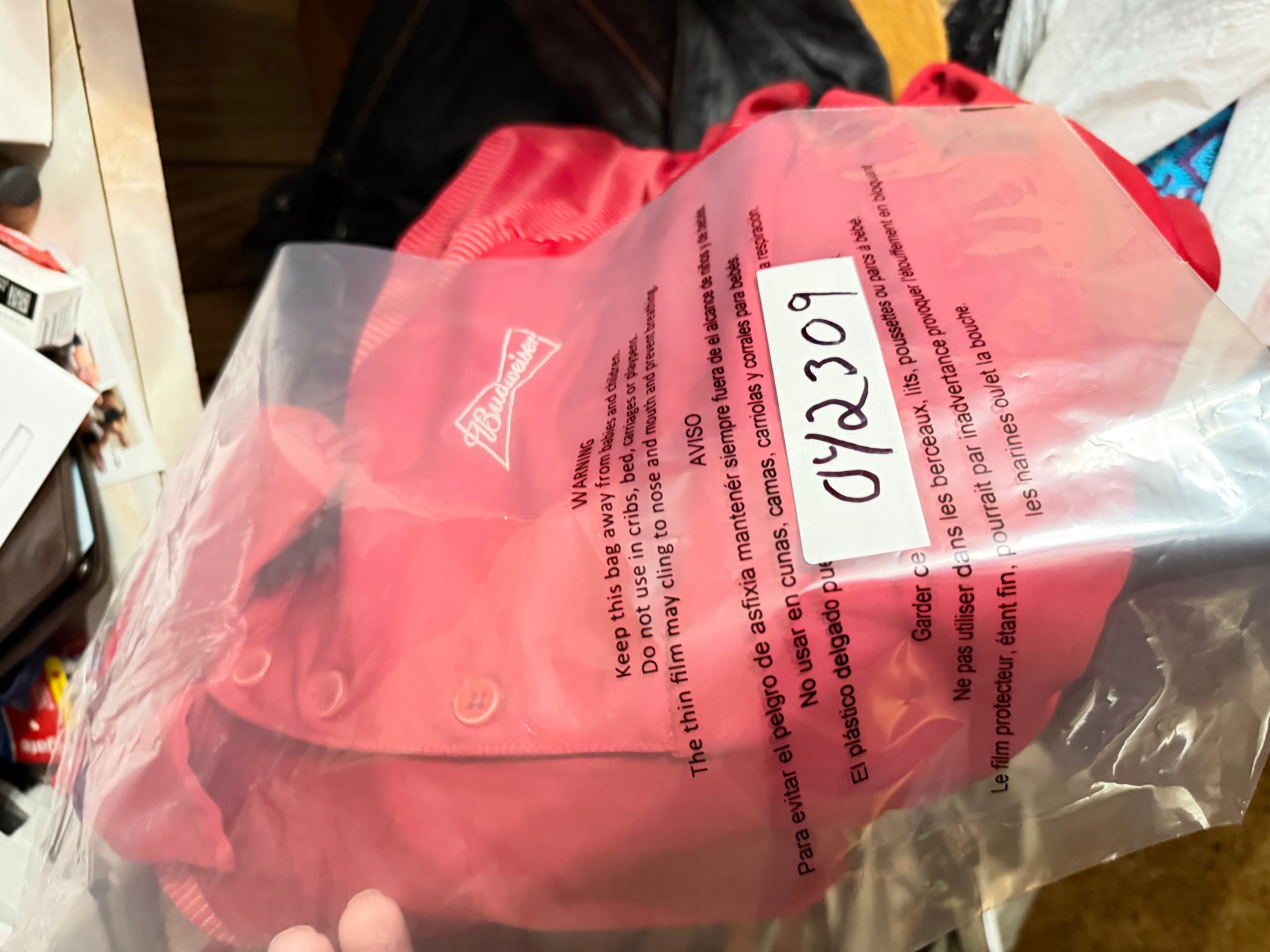 Antigua Budweiser Polo Shirt Mens XL Red Performance Golf Embroidered Beer Logo - Thumbnail 9