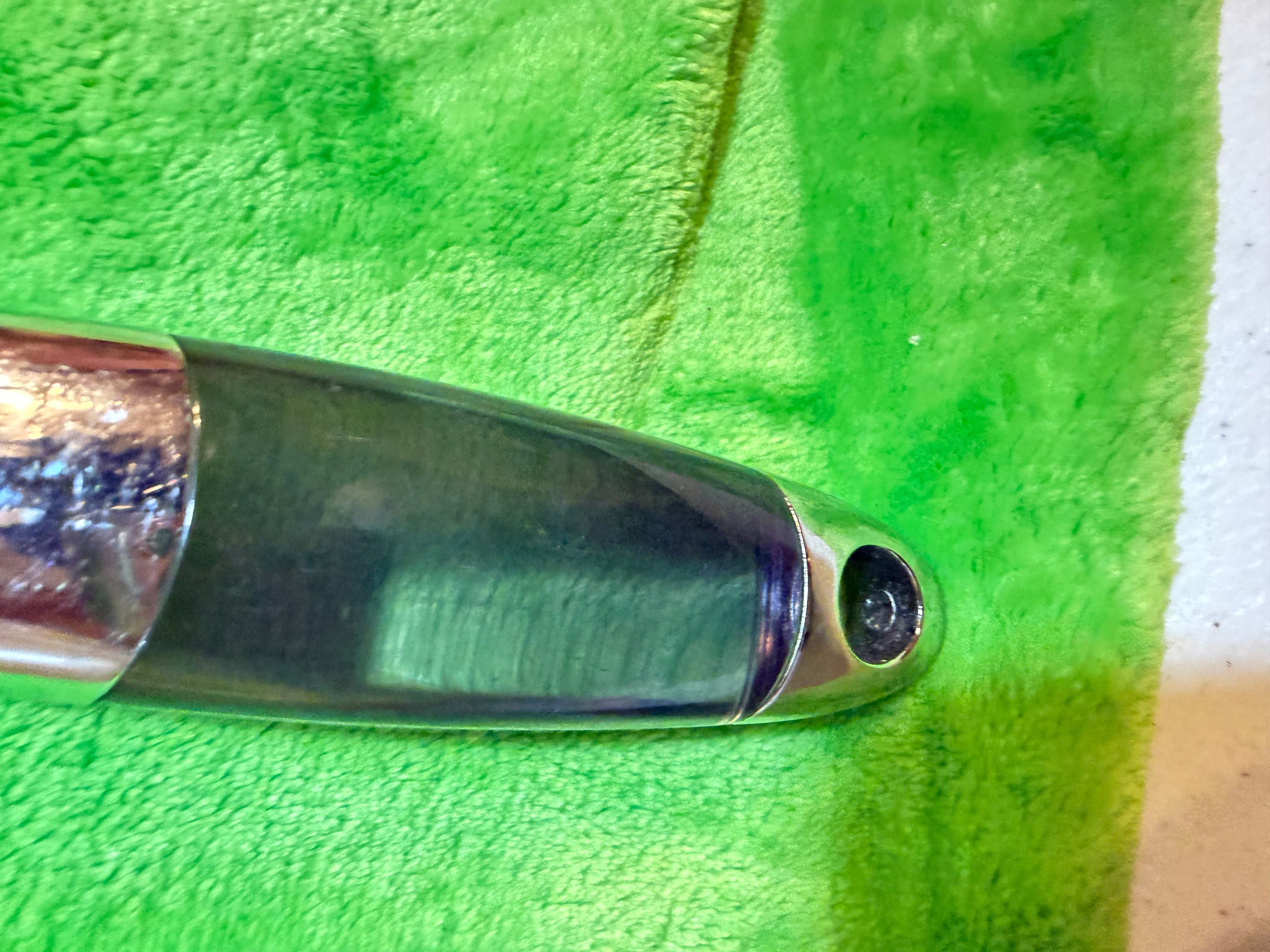 Black Serving Spoon with Silver Accents - Thumbnail 2