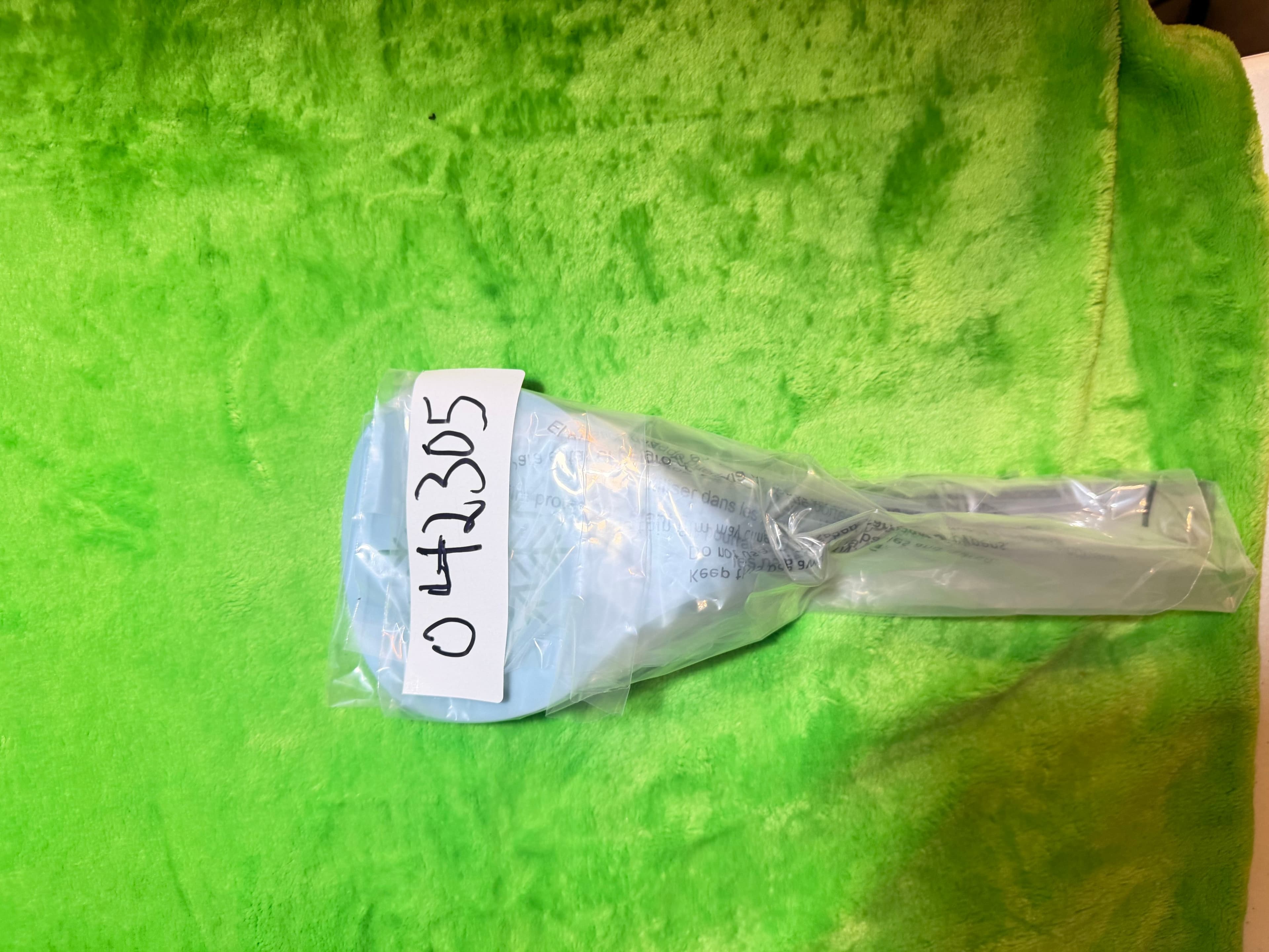 Snowflake Spatula Kitchen Tool Blue Silicone Handle Stainless Steel - Thumbnail 3