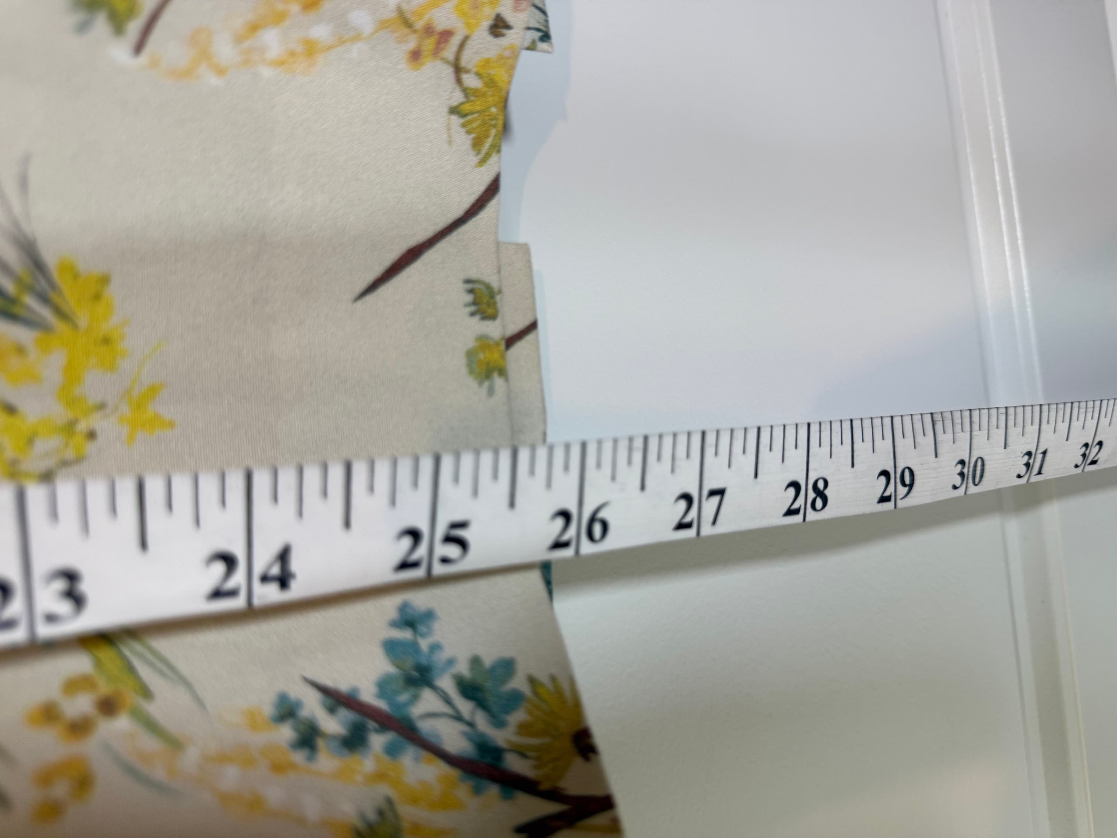 Floral Print Skirt with Yellow and Blue Accents - Thumbnail 4