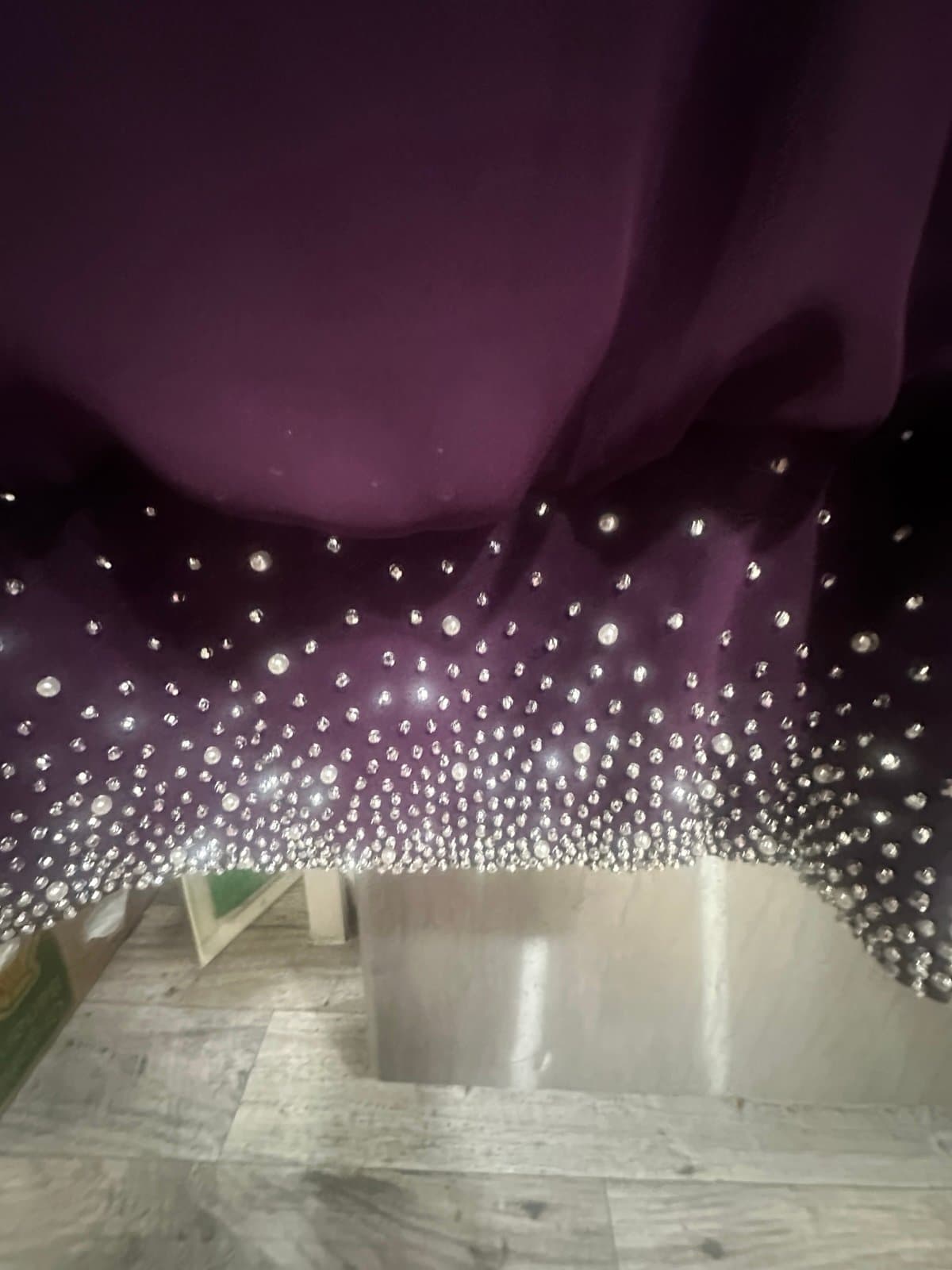 MSK Embellished Chiffon Blouse Purple - Thumbnail 7