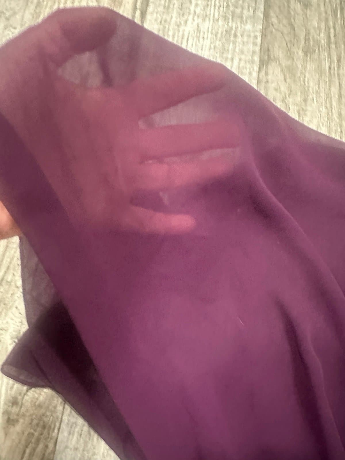 MSK Embellished Chiffon Blouse Purple - Thumbnail 2