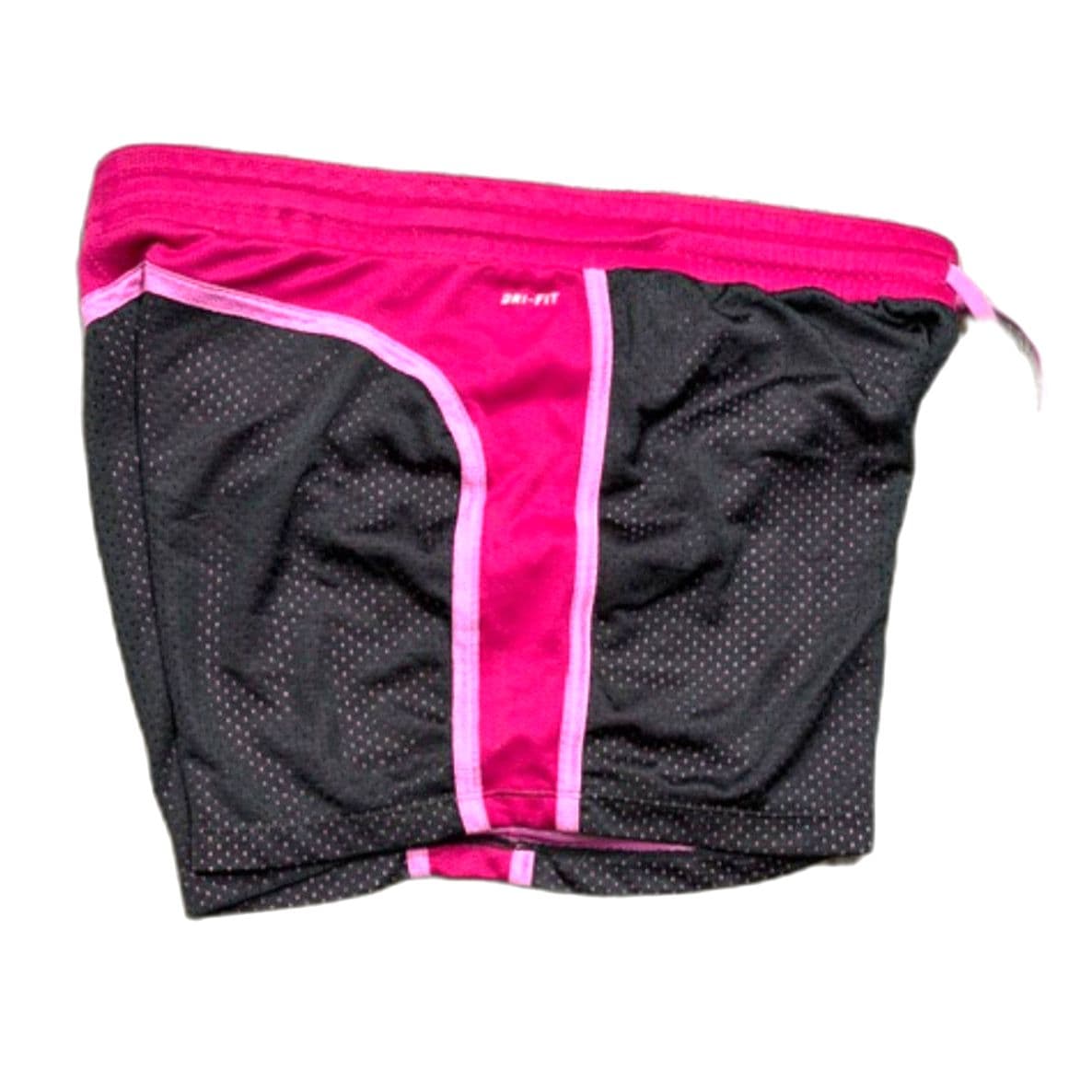 Nike Dri Fit Athletic Shorts Size M Black Pink Running Gym Workout Shorts - Thumbnail 5