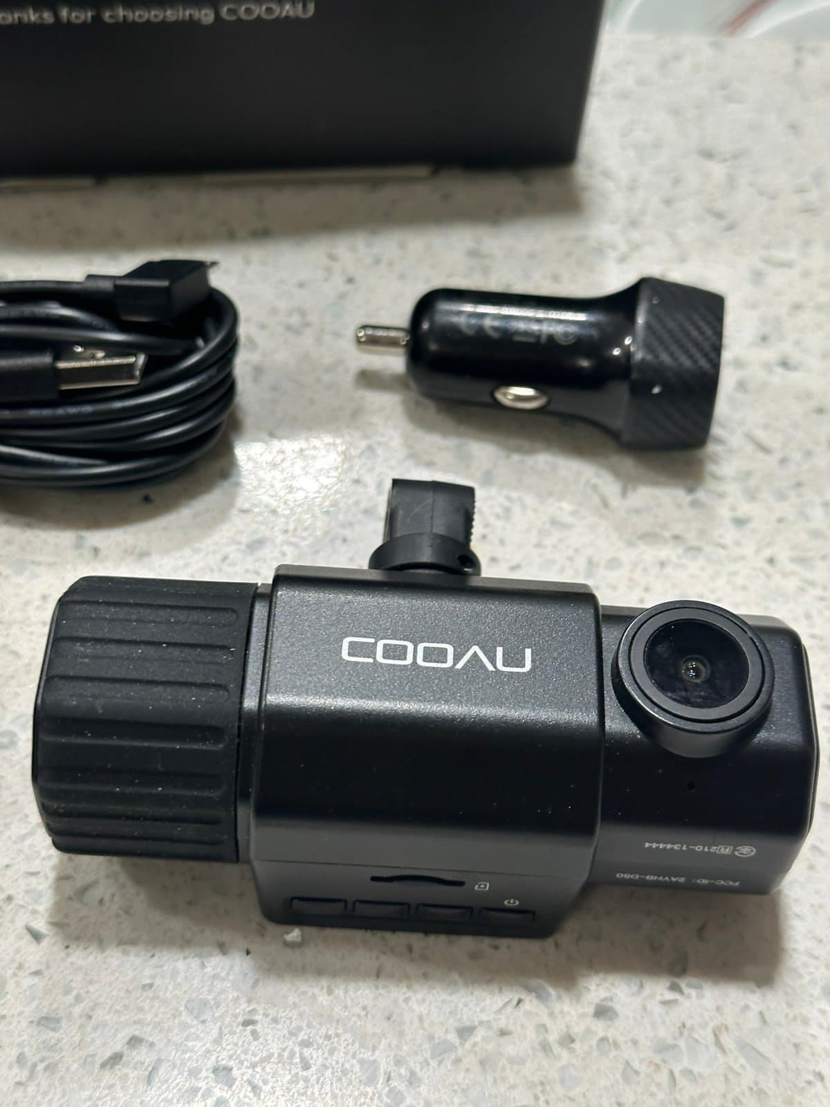 COOAU Dual Dash Cam Front and Inside, Built-in GPS and WI-FI - Thumbnail 4