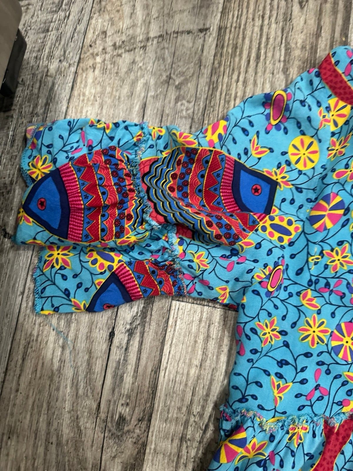 Beautiful Boho style mandala dress with tassels - Thumbnail 6