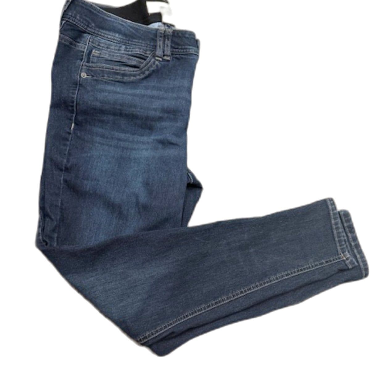 Democracy Ab Technology Jeans Size 14 Dark Wash Skinny Stretch Denim Mid Rise - Thumbnail 4