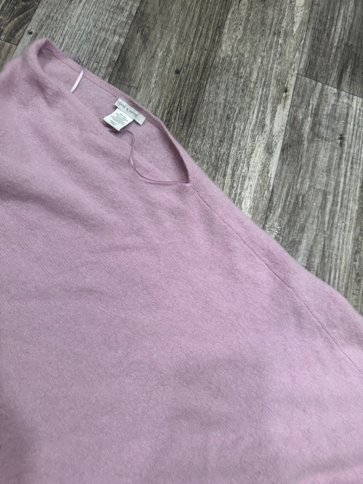 Deane & White Pullover knit top %100 cashmere - Thumbnail 3