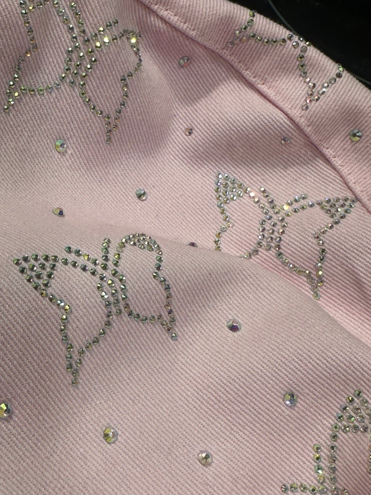 CG New York RHINESTONE BLING BUTTERFLY WOMEN'S HAT BALL CAP PINK - Thumbnail 7