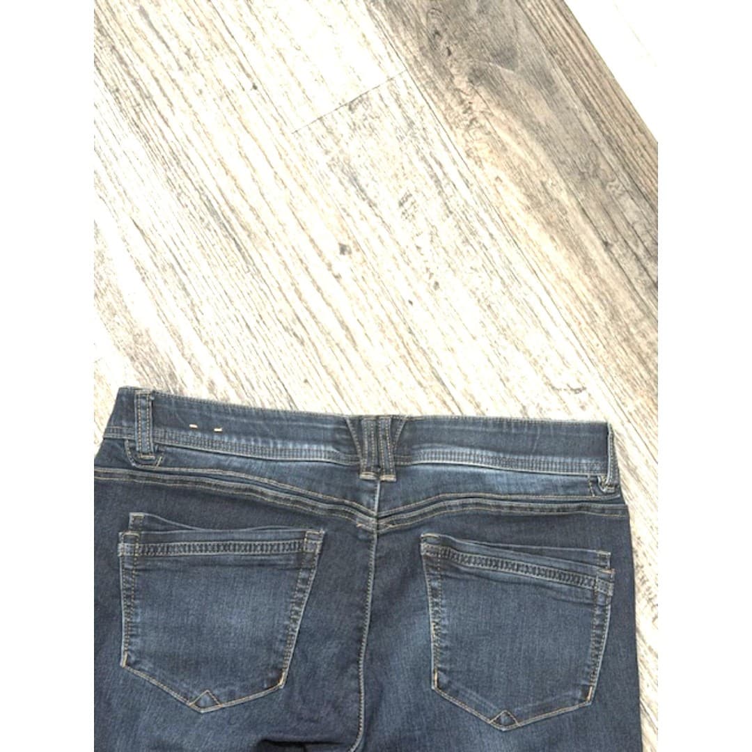 Democracy Ab Technology Jeans Size 14 Dark Wash Skinny Stretch Denim Mid Rise - Thumbnail 5